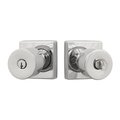 Sure-Loc Hardware Sure-Loc Hardware Bergen Square Entry Knobset, Polished Chrome BG107-SQ 26